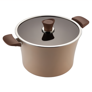 HAPPYCALL EDEN IH雙耳深湯鍋, 28cm, 杏仁米色, 1個