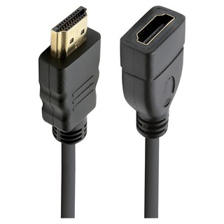 UniSync HDMI公對母高畫質鍍金接頭影音傳輸延長線 1M, 1條
