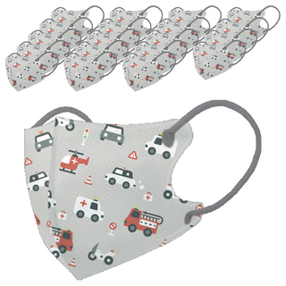 COMFIZ 康菲 嬰幼立體醫療口罩 0~18個月, 我們的英雄 灰色, 20片, 1盒