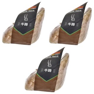 NATURAL FARM 自然牧場 耐咬系列狗零食 牛蹄 紐西蘭天然 大中小型犬適用, 55g, 3個