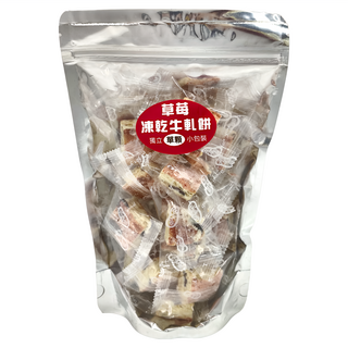 品鮮生活 鮮果雪花餅 草莓, 200g, 1包