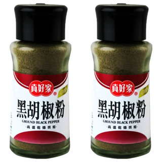 真好家 黑胡椒粉 - 高溫乾燥烘焙, 30g, 2瓶