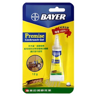 BAYER 拜耳 Premise 蟑螂凝膠餌劑, 12g, 1支