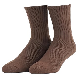 FOOTER Ultra 素色極暖登山羊毛襪 厚氣墊 W191 L(24~27cm) 摩卡色, 1雙