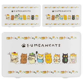 收納王妃 口罩隨身收納盒 後宮排排站 104 x 84 x 15mm, 後宮排排站 白色, 3個