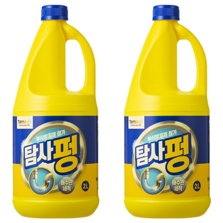 Tamsaa 排水管清潔劑, 2L, 2瓶