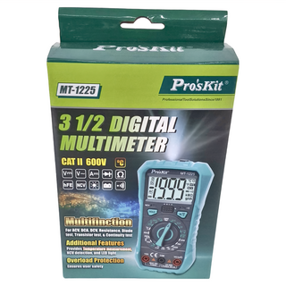 Pro'sKit 寶工 3-1/2數位電錶 MT-1225, 1個