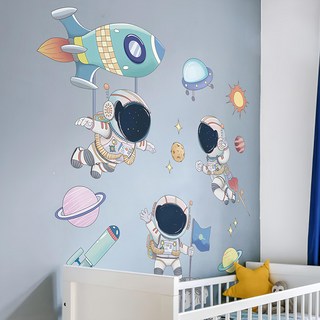 半島良品 DIY無痕壁貼墻貼, 太空飛海輪