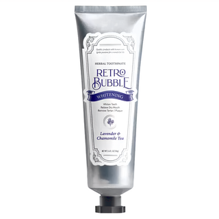 RETRO BUBBLE 淨化亮白草本牙膏 晚安舒緩茶口味 - 舒緩口乾 預防口氣, 100g, 1條