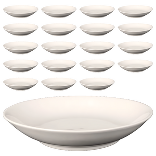TATUNG 大同磁器 半深皿 6吋 白色 (餐盤/陶瓷盤/料理盤), 20個