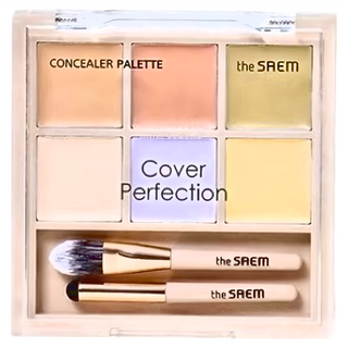 得鮮 絲滑6色遮瑕盤 01，多色調和，精準遮瑕，打造無瑕妝容, 1個