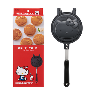 Skater ALHOC1 卡通造型鬆餅烤盤 凱蒂貓, 1個, 15cm