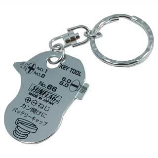 SUNFLAG 新龜 多功能鑰匙圈工具 可開一字螺絲、十字螺絲, 1個