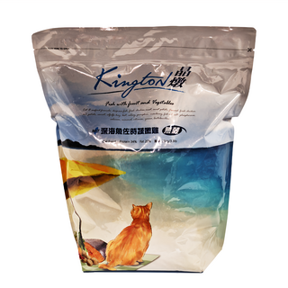 Kington 晶燉 全齡貓 無穀乾飼料 深海魚佐時蔬嫩, 深海魚佐時蔬嫩雞, 1.5kg, 1袋
