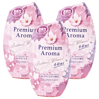 ST 雞仔牌 消臭力 芳香消臭劑 贅澤部屋消臭力 櫻花, 400ml, 3瓶