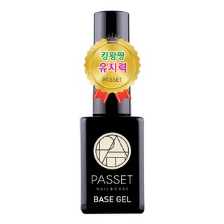 PASSET 美甲底膠, 含維他命、鈣、蛋白質等營養成分, 修護指甲, 透明, 10ml, 1瓶