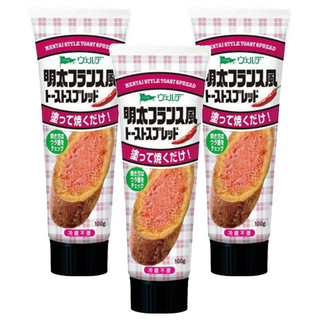 VERDE 中島 麵包抹醬條 明太子風味,濃郁口感, 管狀包裝, 100g, 3條