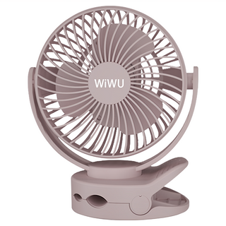 Wiwu 多功能USB夾式涼風扇 二代 原廠保固, 玫瑰, MY-W026