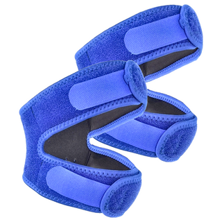 AD ROCKET 雙邊加壓膝蓋減壓墊 內置矽膠減壓墊 雙重調節加壓綁帶, 41 x 13cm, 2個