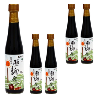 糧源九九 草屯鎮農會 糙米鹽麴醬油 420ml, 5瓶
