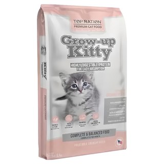 TOP RATION Grow up Kitty 幼齡貓 特調成長飼料, 5.4kg, 1袋