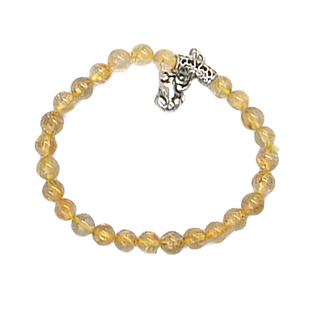 開運貔貅 頂級鈦晶手鍊，招財，開運水晶玉石, 1條, 18cm