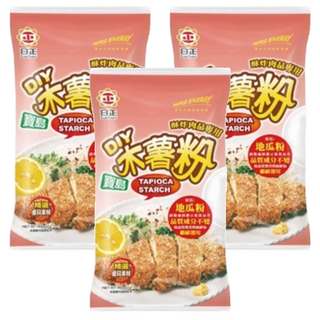 日正食品 寶島木薯粉 酥炸肉品專用, 400g, 3包