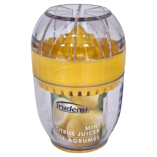 Trudeau 檸檬榨汁器 125ml 手壓榨汁 透明杯身 黃色, 1個, Mini