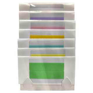 華麗牌 7色雙面索引片標籤 WL-3068 14張, 20包, 1盒