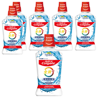 Colgate 高露潔 全效亮白去漬漱口水, 500ml, 6瓶