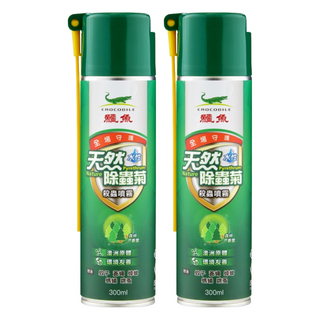 鱷魚 除蟲菊水性殺蟲劑, 300ml, 2瓶