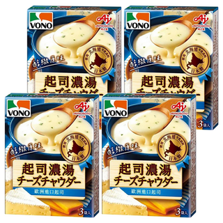 VONO 醇緻原味起司濃湯, 三種歐洲進口起司, 濃郁滑順, 3入, 54g, 4盒