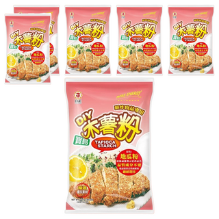 日正食品 寶島木薯粉 精選食材 細緻研磨製成 適合油炸料理 炒菜 湯品, 1kg, 6包
