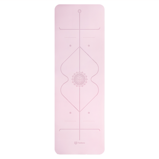 Tumaz 月熊 TPE正位線瑜珈墊, 溫婉玫粉, 1個