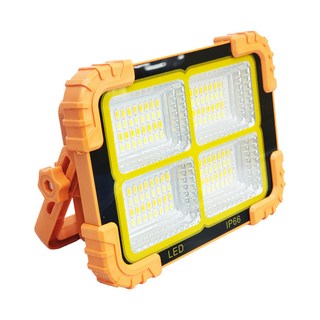 D1 太陽能充電探照燈, 40W, 3000mAh電池容量, 橘色/藍色 顏色隨機, 1個