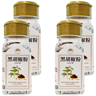 新光洋菜 黑胡椒粉 100%純黑胡椒粉, 28g, 4罐