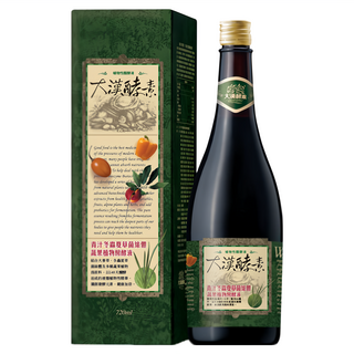 大漢酵素 青汁冬蟲夏草菌絲體蔬果植物醱酵液 百種蔬果醱酵, 720ml, 1瓶