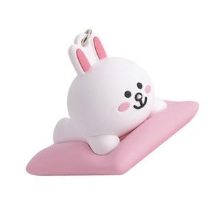 iPASS 一卡通 LINE FRIENDS 晚安兔兔 立體造型, 白色 + 粉紅色, LINE FRIENDS 晚安兔兔 白色 + 粉紅色, 1個