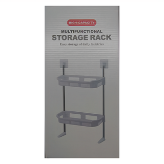 雙層馬桶置物架 易於收納日常用品, 單色, 1組