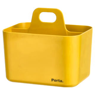 Litem 里特 Porta手提可堆疊整理盒 北歐風簡約收納盒, 黃色, 1個