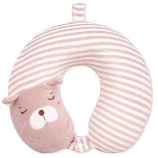 J&J sleepy 記憶頸枕 可可色, 30 x 30cm