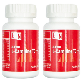 ENERGY&ENDURANCE BIOTECH 運能延力生技 左旋肉鹼 L-Carnitine TG+ 複方膠囊 全素 400毫克, 100顆, 40g, 2罐