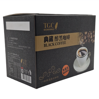 TGC 古坑咖啡 典藏醇黑咖啡，無添加咖啡香料, 2.6g, 14包, 1盒