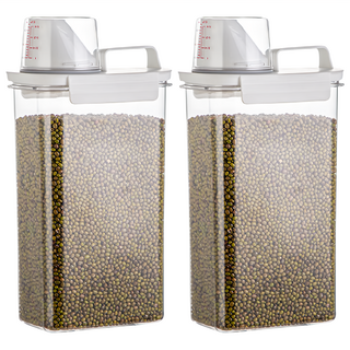 小麥購物 C458 米桶儲物罐, 顏色隨機, 2個