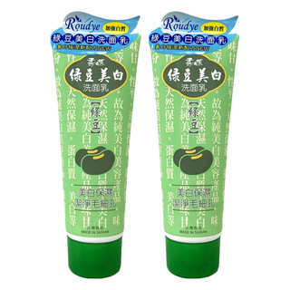Roudye 柔蝶 綠豆美白洗面乳 200ml 潔淨毛細孔, 2條