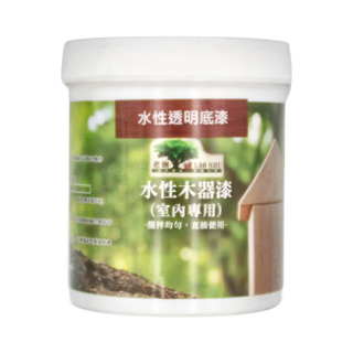 老樹 水性底漆 水性木器漆(室內專用), 透明, 500ml, 1罐