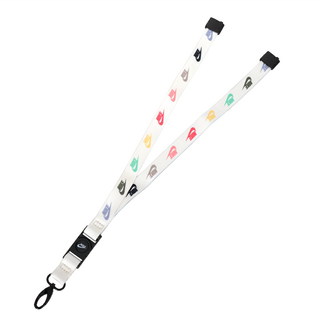 NIKE 耐吉 可拆式識別證帶 DR5171-975, 白色, 1條