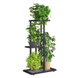 FAmILyLIFE 生活 工業風置物花架 A-277-G 41.3 x 22.2 x 55.6cm 1180g, 鐵灰色, 3層