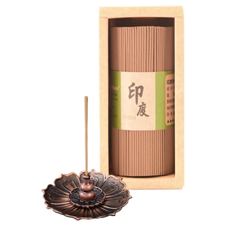 FushanKodo 富山香堂 催財聖物 印度老山935檀香 2個 + 福祿蓮花香座, 1組, 檀香