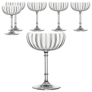 LUCARIS 旋耀東方 無鉛水晶 寬口調酒杯 高133mm 容量205ml 泰國製, 6個